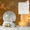 Glitzhome® 8" Lighted Musical Snowflakes Village Waterglobe